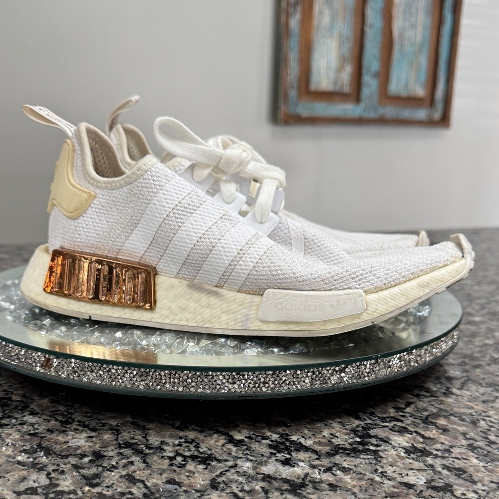 Adidas Boost white and rose Gold Sneakers 9